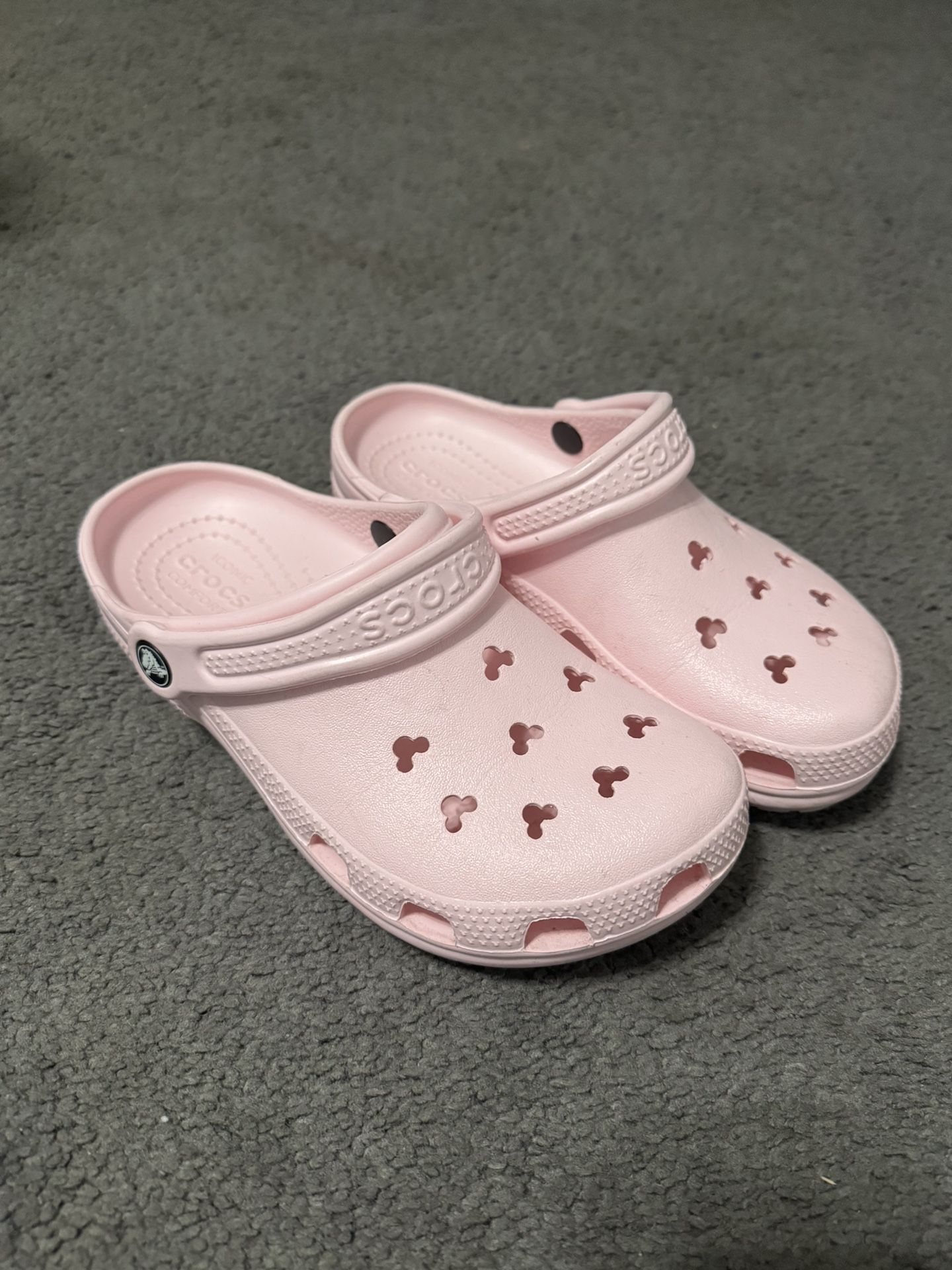 Pink Disney Crocs