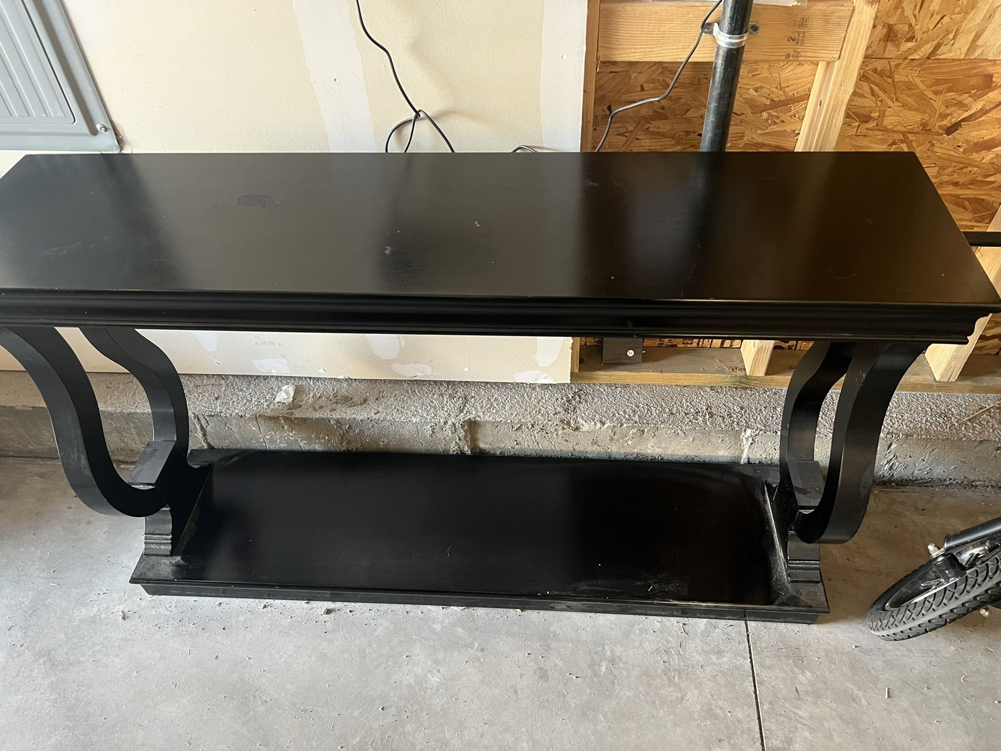 Black End Table