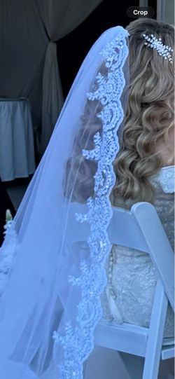 Cathedral style veil