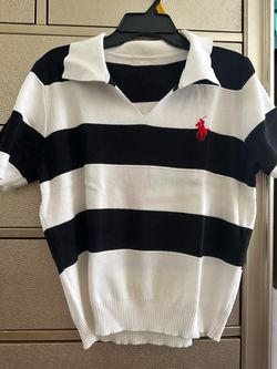 Polo Ralph Lauren Striped Knit Polo Top. XL