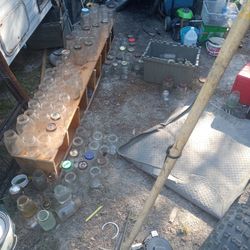 100 Vintage Mason Jars 