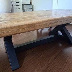 Solid Wood Over-sized Coffee Table