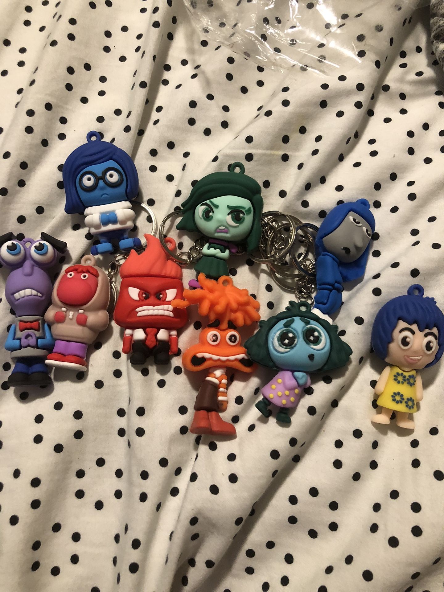 Inside Out 2 Keychains (please Read Description)