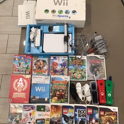 Nintendo Wii System And Games 