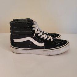 Vans High Tops Black Sz (Men 7.0) (Women 8.5)