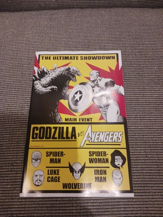GODZILLA VS. AVENGERS #1 MARVEL 2025 NM 1ST PRINT LEE GARBETT VARIANT