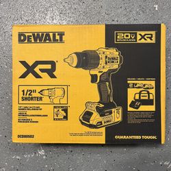 DeWalt 20V XR Brushless Hammer Drill/Driver Kit DCD805D2