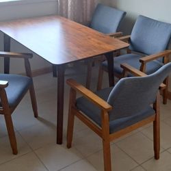 New Dining Table And Four Chairs