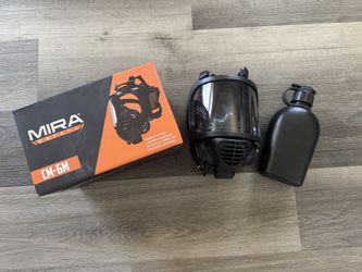 Mira Safety Cm-6m Gas Mask/ Brand New