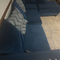 Big Beautiful Blue Couch 