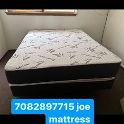 Huge sale for Mattress And Box Twin size mattress and box 150.$ full 190$ Queen 200$ king 290$. free delivery free set up 708….280….7715… cash or Zell