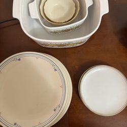 7 Big Plates 3 Small Plates 2 Small Bowls And 2 Big Boles 