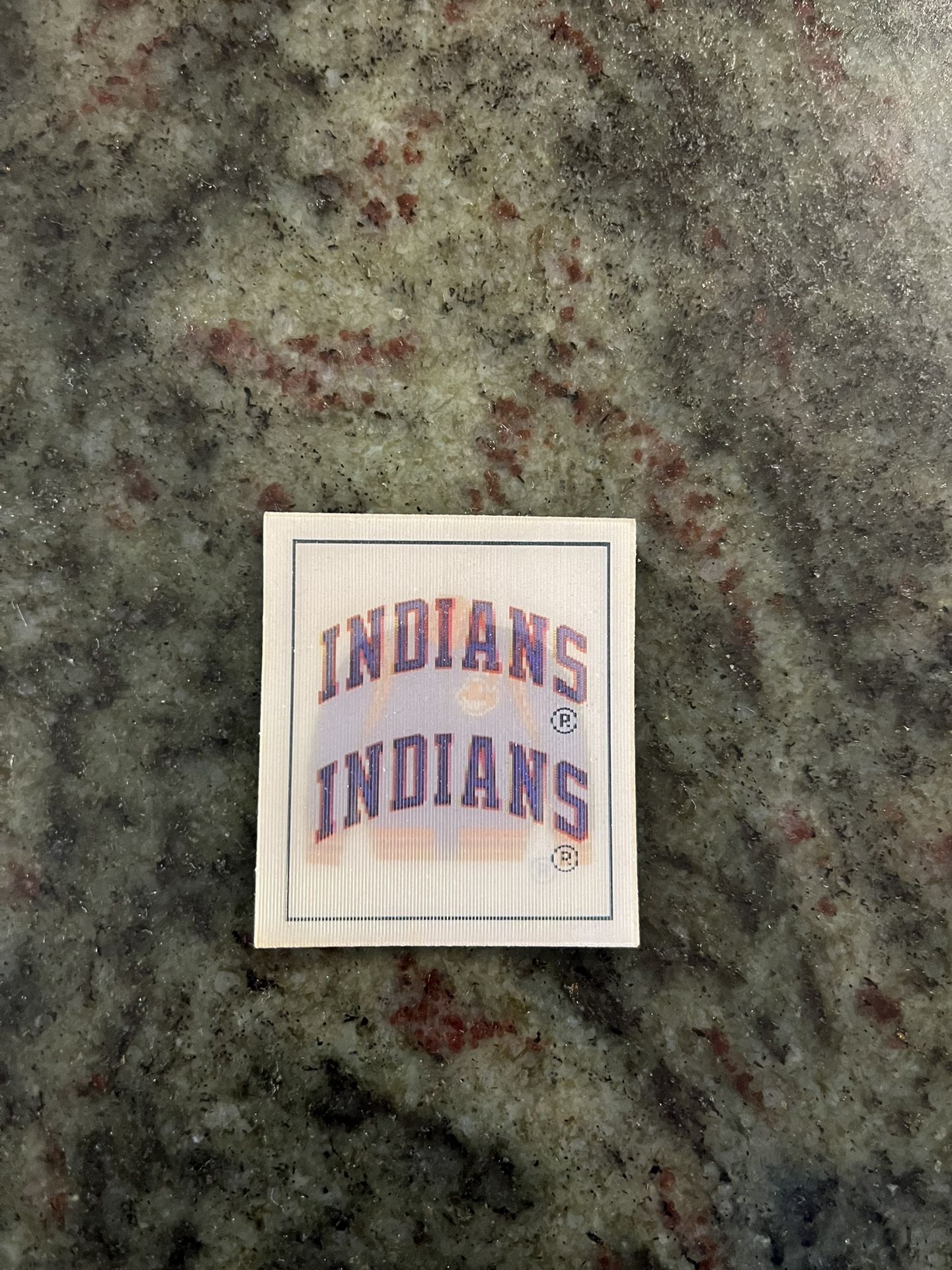 1986 Cleveland Indians Team Hitting Leaders Card – Sportflics #119/136