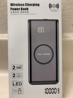 WIRELESS CHARGING POWER BANK 10000 mAh FAST CHARGING !!!