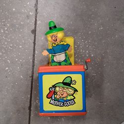 1976 Vintage Mother Goose Pop-up Toy By Mattel