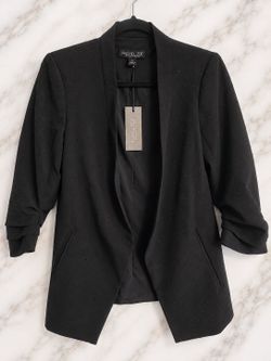 Rachel Zoe Black Blazer with Embellishments