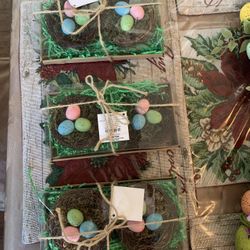 Gifts For Easter And Easter Egg Wreath