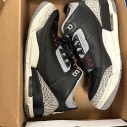 Size 9.5 - Air Jordan 3 Retro OG Black Cement