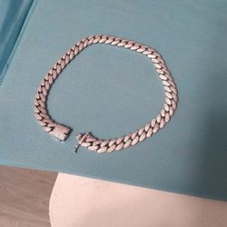 16" Cuban Choker With Stones