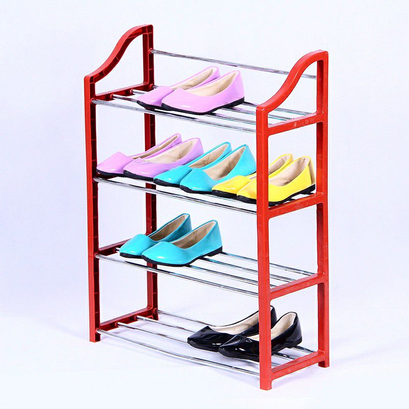 Plastic Shoe Rack Tiered Multilevel Home Closet Organization