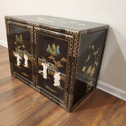Antique Japanese Box Cabinet 