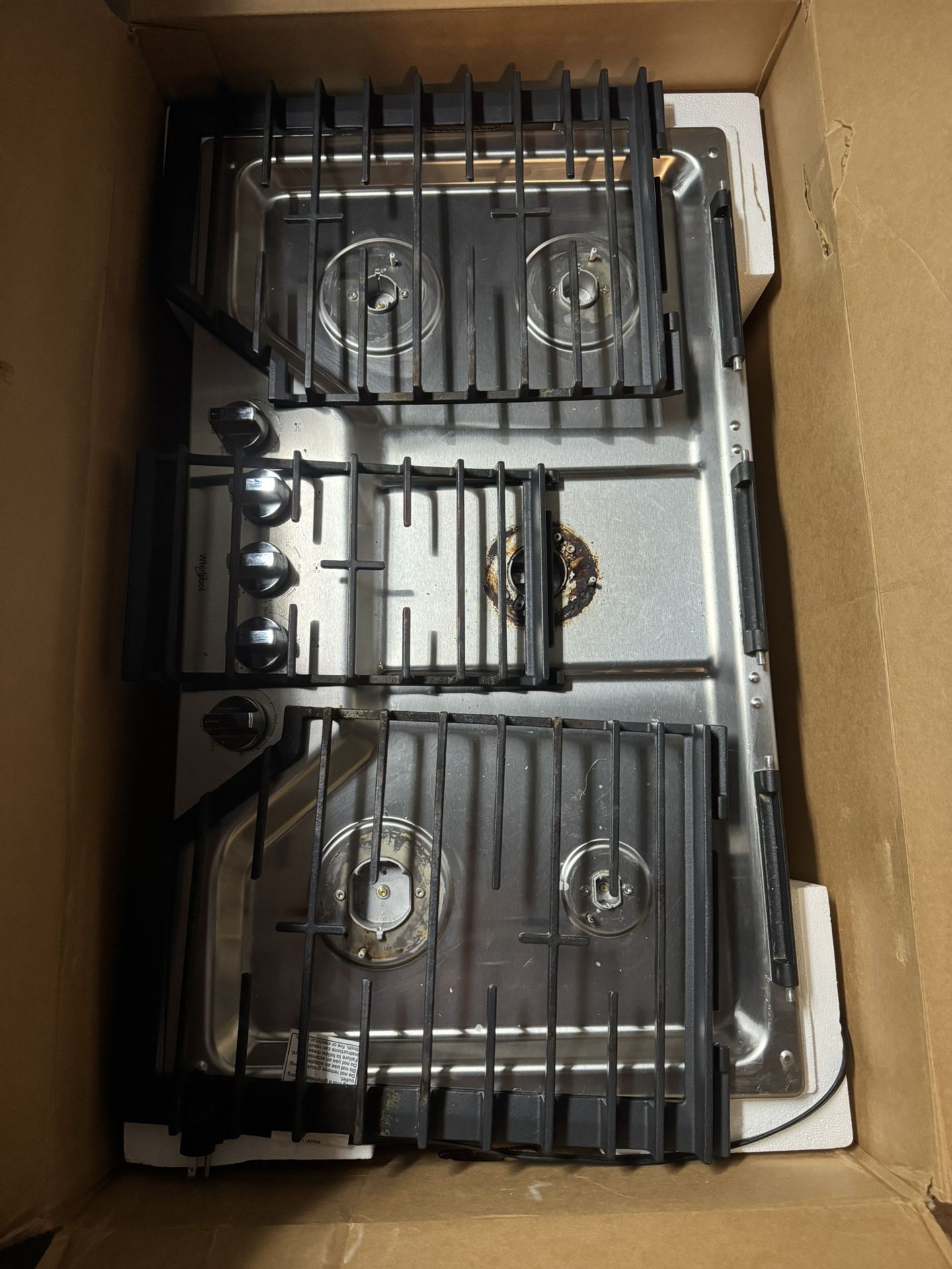 Whirlpool 5 Burner Gas Stove