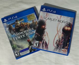 Scarlet Nexus / Immortals Fenyx Rising PS4 Game Bundle