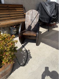 Rustic Wood Chair