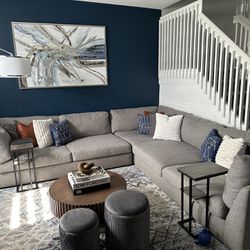 Large Gray Sofa (sectional)