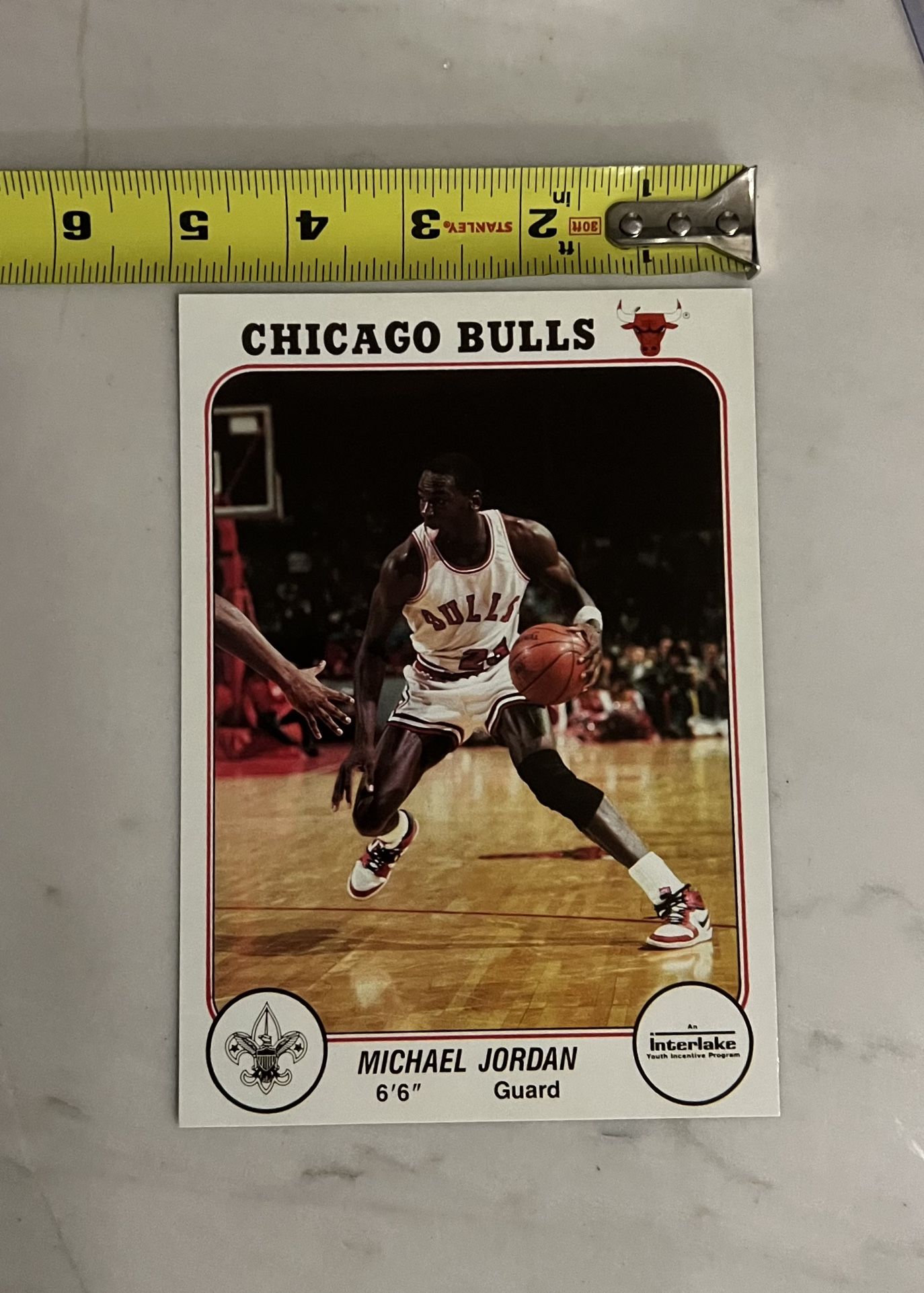 1985 Michael Jordan Rookie Card Interlake Copy/replica In Mint