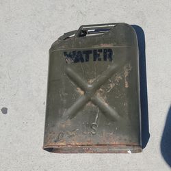 Militar water tank vintage