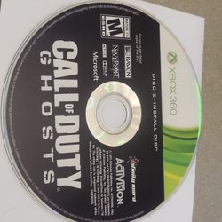 XBox360 Call of Duty Ghosts Disc 2 Install disc