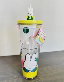 New Starbucks x Miffy 2026 Clear Cold Cup Tumbler 24oz