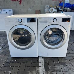 LG Electric 220V Washer and Dryer Set