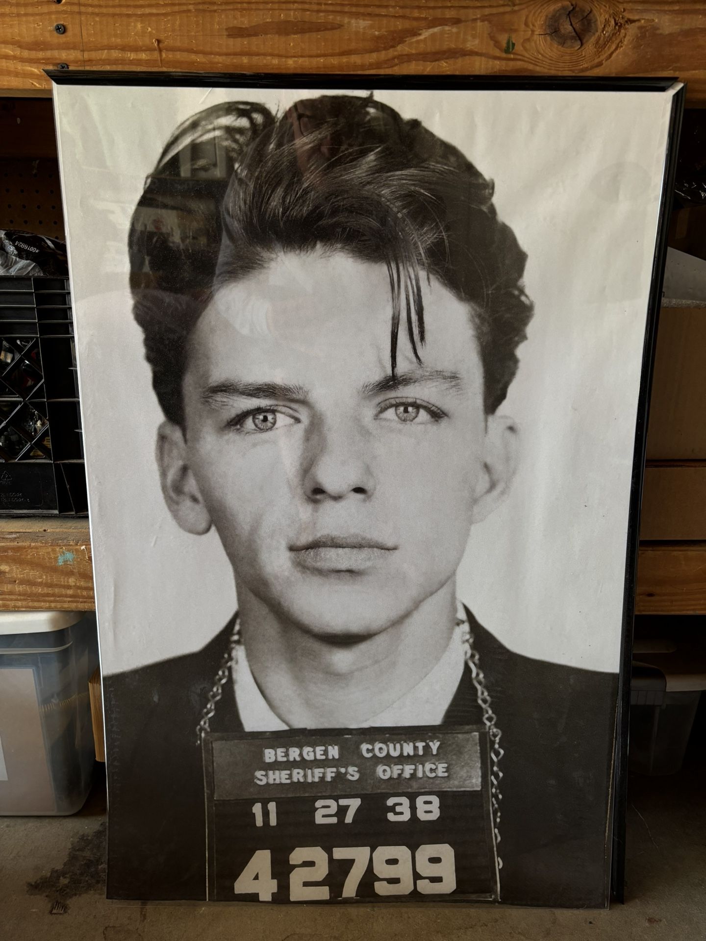 Frank Sinatra Mugshot Poster (22”x34”) - Classic Collectible!