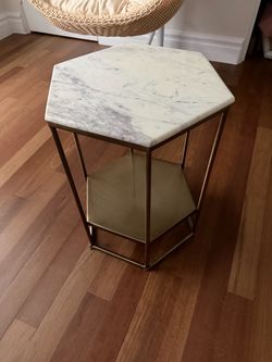 Hexagon side table
