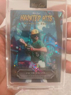Jacob Wilson 1/1 Haunted Hits Monster Hunt Rookie Card Wild Card SSP