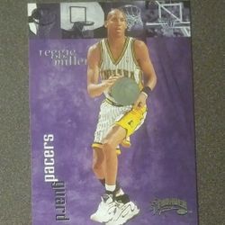 1998-99 Skybox Reggie Miller Indiana Pacers #6 Thunder Basketball Card Vintage Collectible Trading Sports Pro NBA