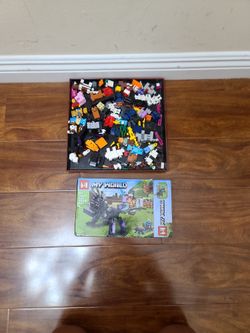 Minecraft Lego Figures (Mostly) And Some Pieces Come With The My World Box