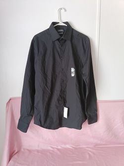Madison Men's Slim Fit Dynamic Cooling Dress Shirt size M 34-35