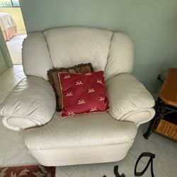 Leather Love Sear And Chair Both $80