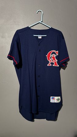 Vintage California Angels Russell Athletic MLB Jersey 44 L Large LA LAA Baseball rare