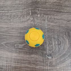 Yellow & Blue Soccer Ball Fidget Spinner 