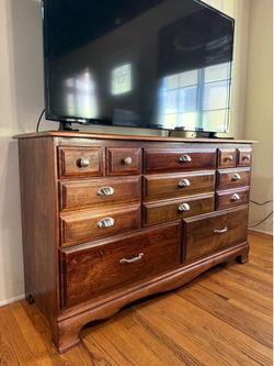 Hard rock maple dresser