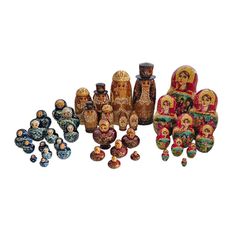 (38) Matryoska Nesting Russian Dolls 