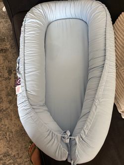 Baby Nest Pod Lounger in Light Blue $15
