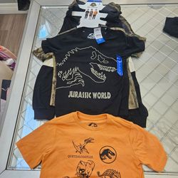 Jurassic World Kids 5-Piece Clothing Set Size 7