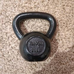 20LB Kettlebell - Black