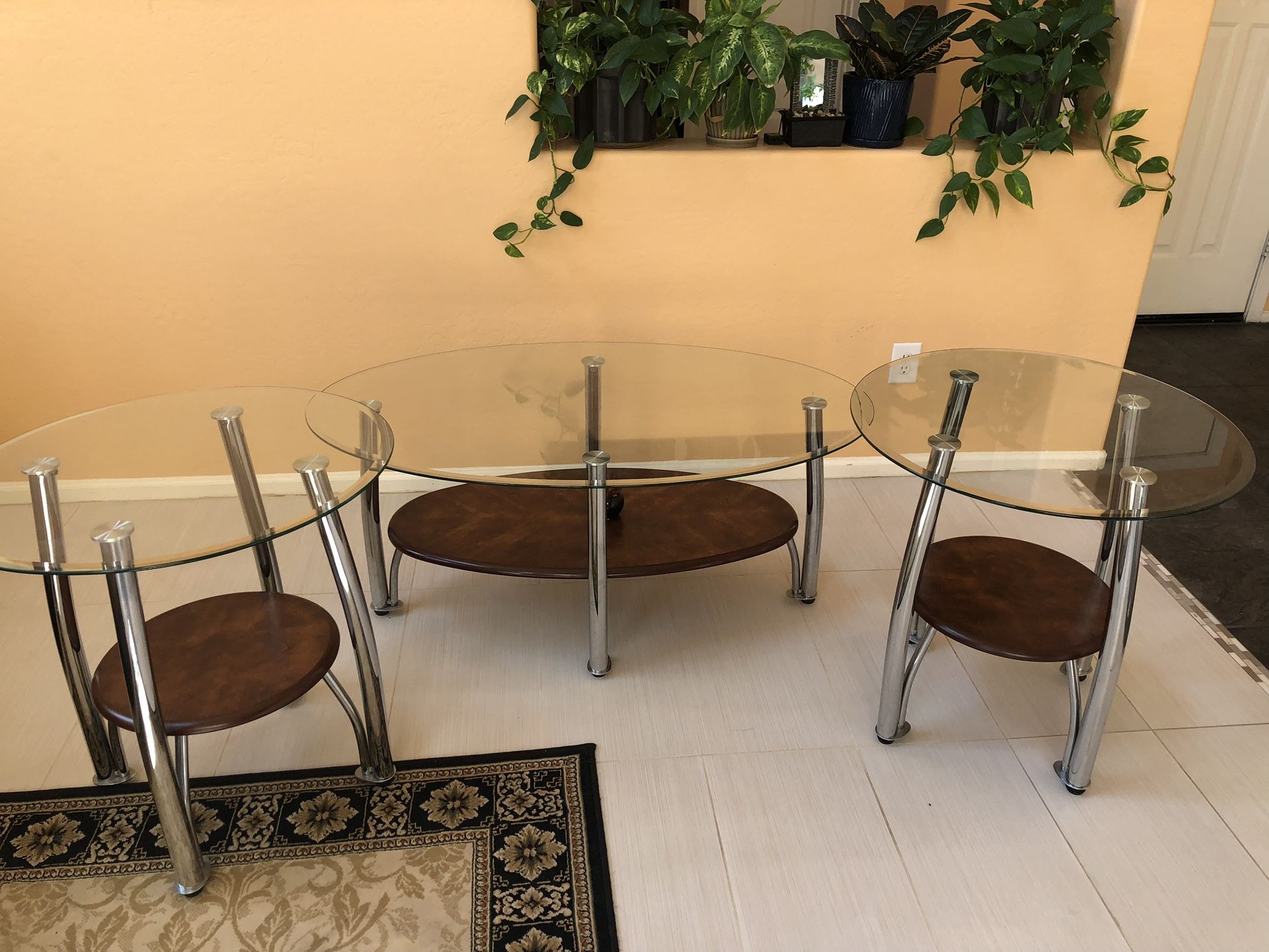 Coffee Table And End Table Set