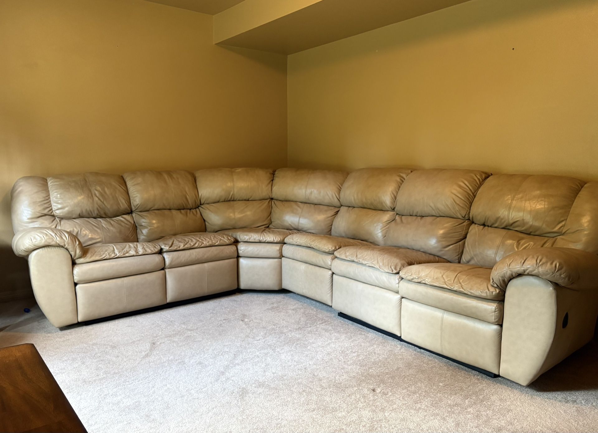 Sectional Leather Couch